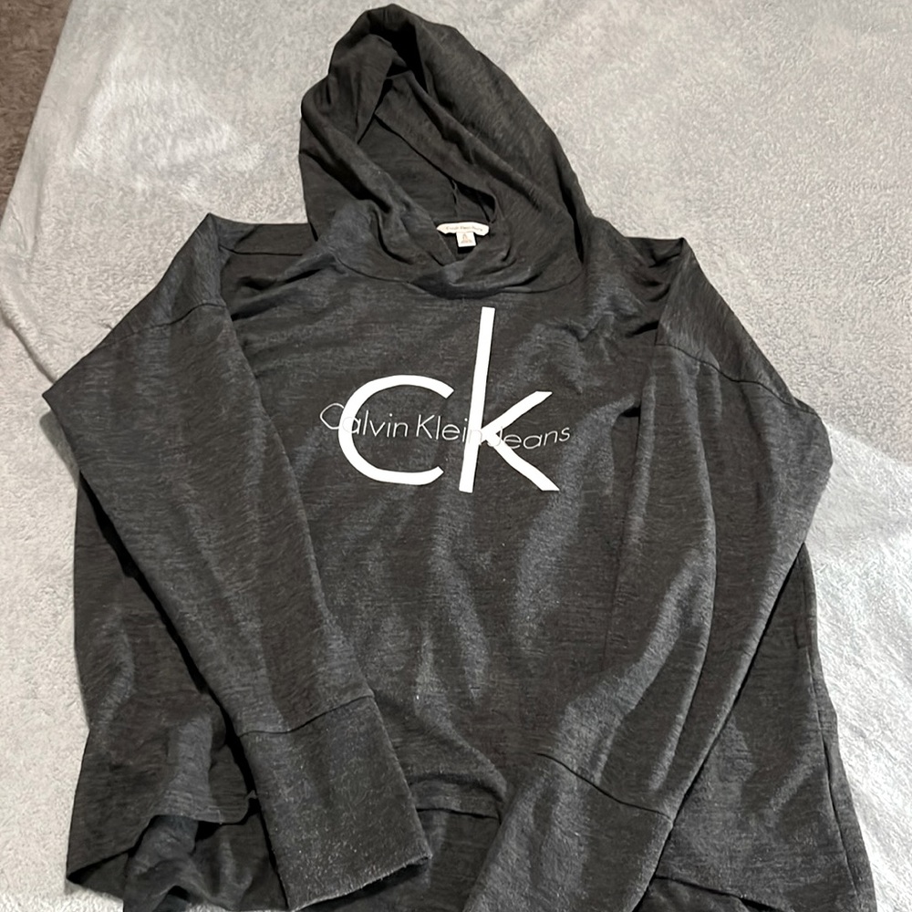 Calvin Klein, Grey Light Hoodie, XL, Used